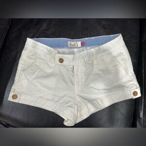 SO White Cargo Shorts